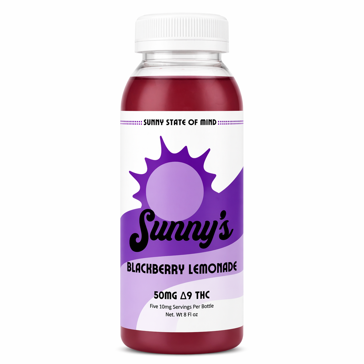 Sunny’s Delta 9 THC 50mg Blackberry Lemonade 8oz